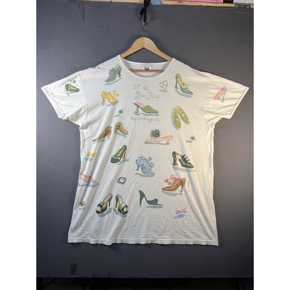 vintage 1998 IF THE SHOE FITS BUY IT IN EVERY COLOR t shirt Relevant products
